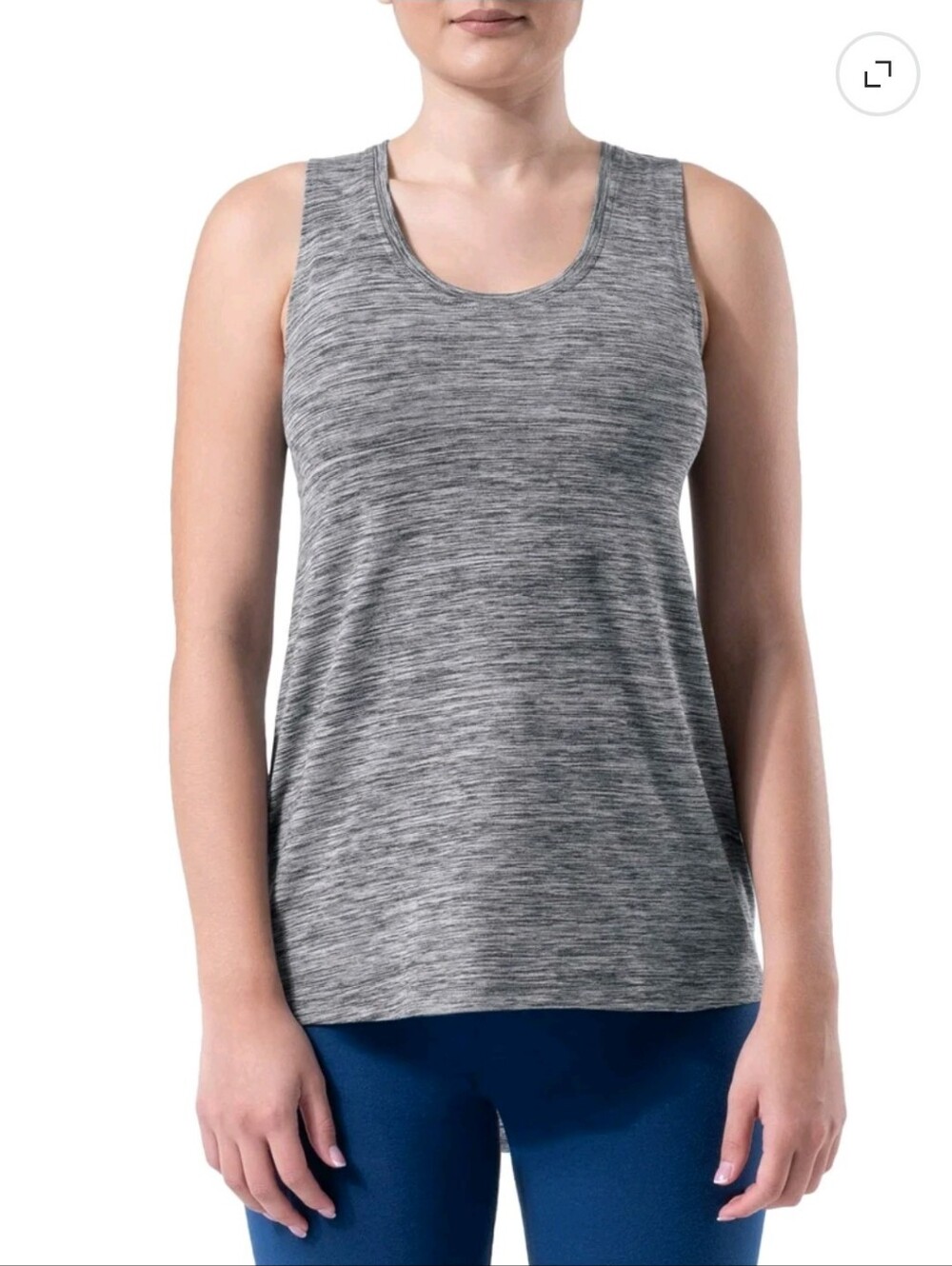 Athletic Works Women’s XL Heather Gray Racerback Tank